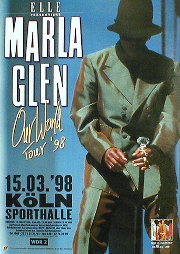 Marla glen konzertplakat von - marla,